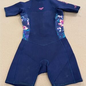 Roxy Kids Dark Blue Floral Rashguard